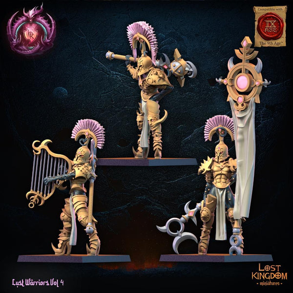 Warriors of the Dark Gods (Lust Warriors) - Lust Chosen Regiment by Lost Kingdom Miniatures