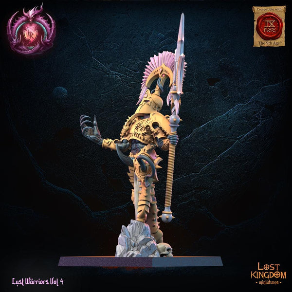 Warriors of the Dark Gods (Lust Warriors) - Aurenis, Lust Chosen lord by Lost Kingdom Miniatures