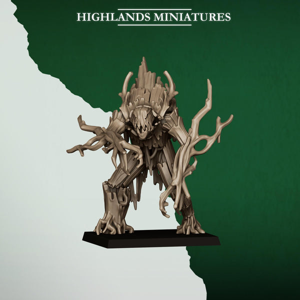 Feral Elves - Forest Golems by Highlands Miniatures