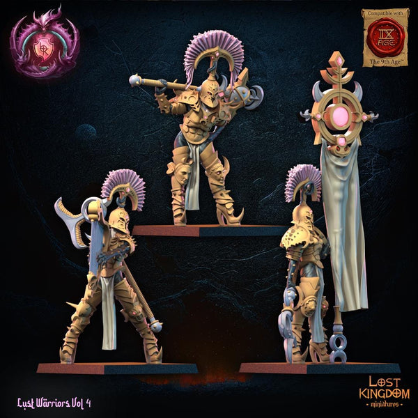 Warriors of the Dark Gods (Lust Warriors) - Lust Chosen Regiment by Lost Kingdom Miniatures