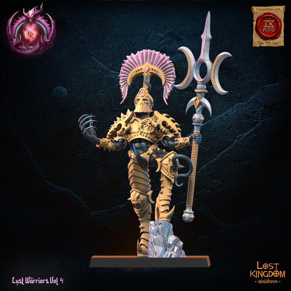 Warriors of the Dark Gods (Lust Warriors) - Aurenis, Lust Chosen lord by Lost Kingdom Miniatures
