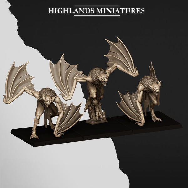 Spectres of Transilvanya - Crypt Bats by Highlands Miniatures