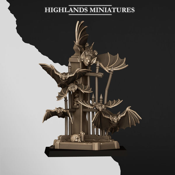 Spectres of Transilvanya -Bat Swarm by Highlands Miniatures