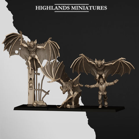Spectres of Transilvanya -Giant Bats by Highlands Miniatures