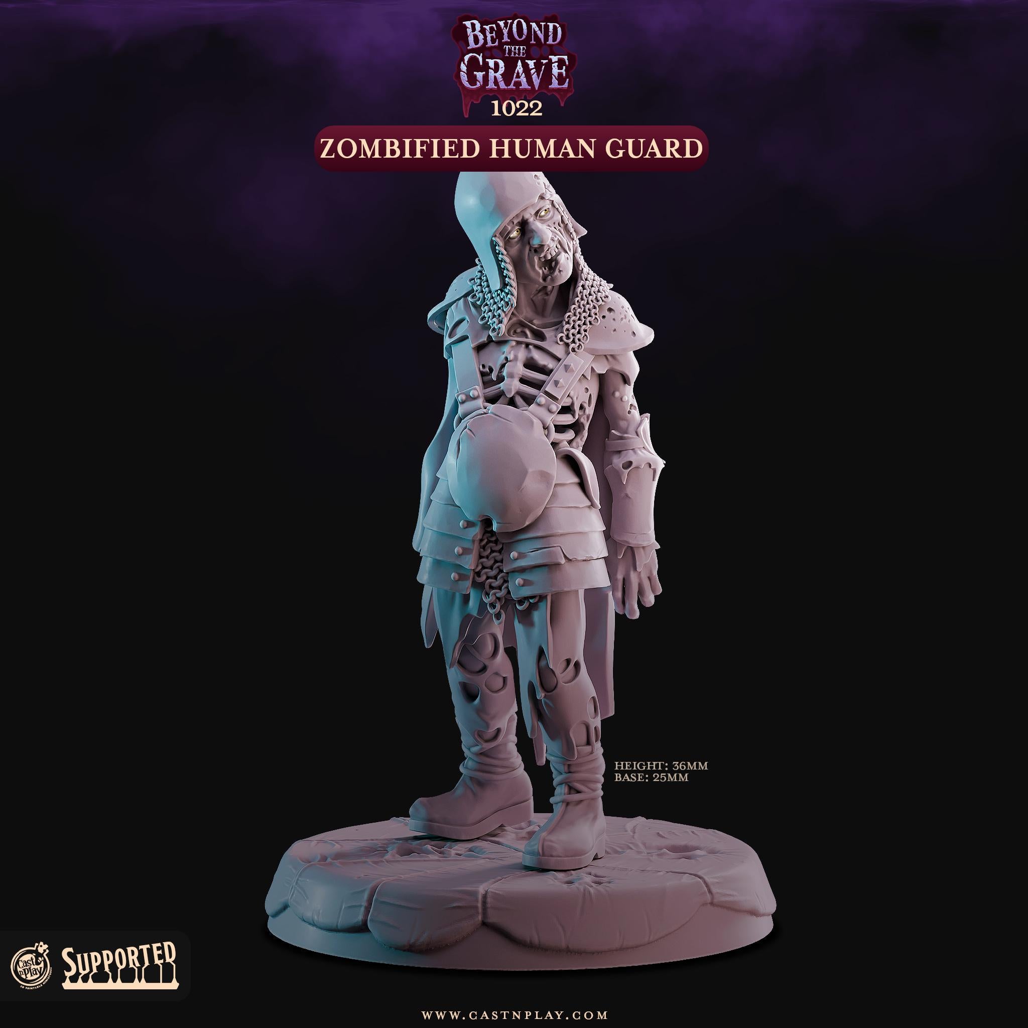 Zombified Human guard by Cast N Play (Beyond the Grave)