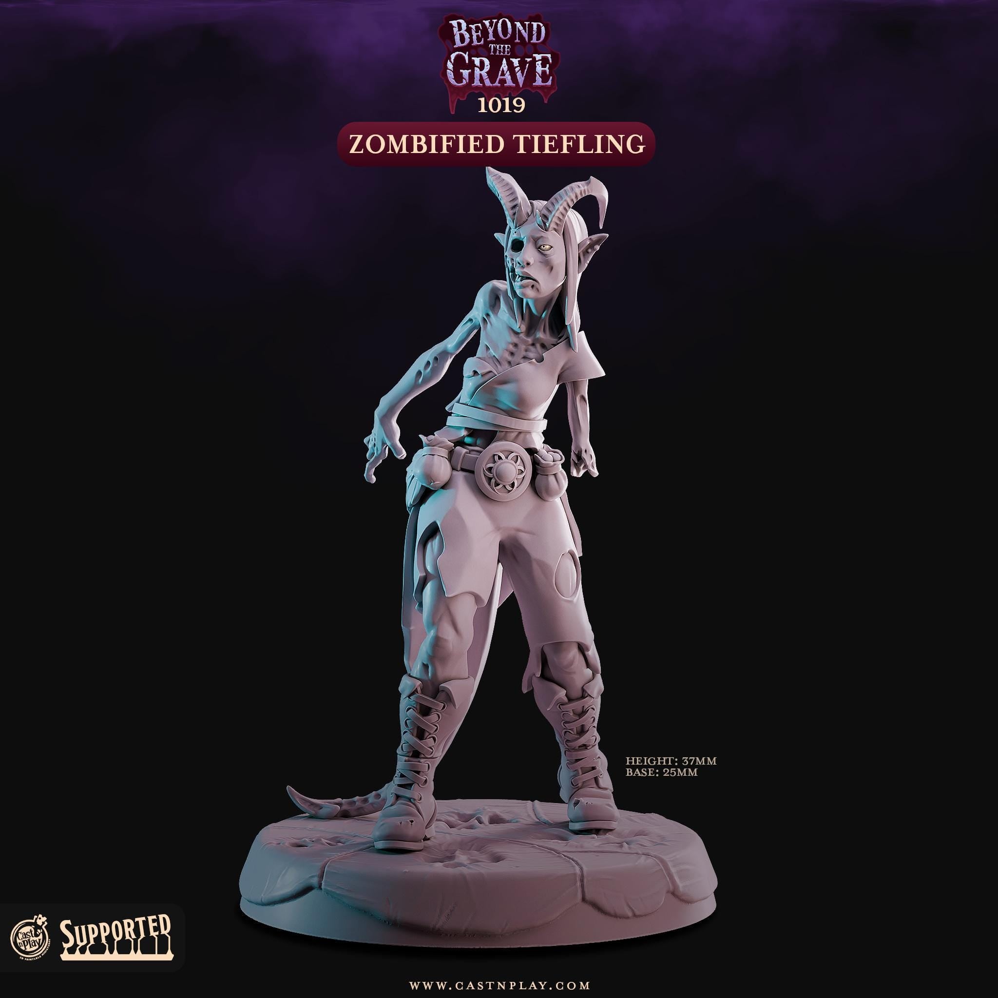 Zombified Tiefling by Cast N Play (Beyond the Grave)