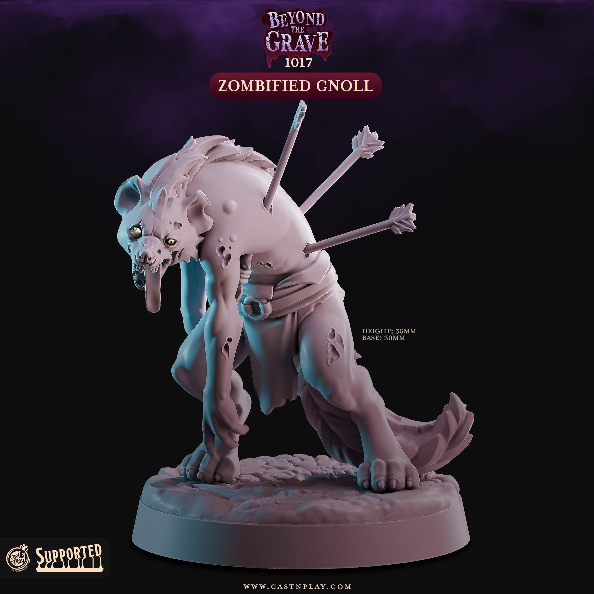 Zombified Gnoll by Cast N Play (Beyond the Grave)