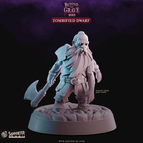 Zombified Dwarf by Cast N Play (Beyond the Grave)