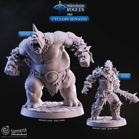 Cyclops Minions by Cast N Play (Nightdagger Rogues)