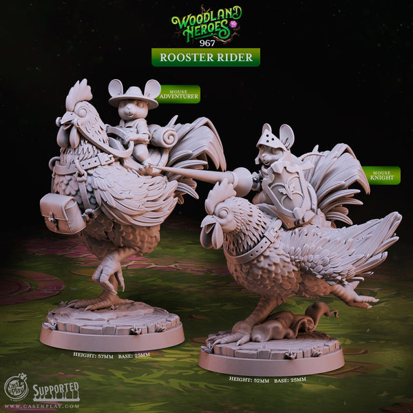 Rooster Rider by Cast N Play (Woodland Heroes)