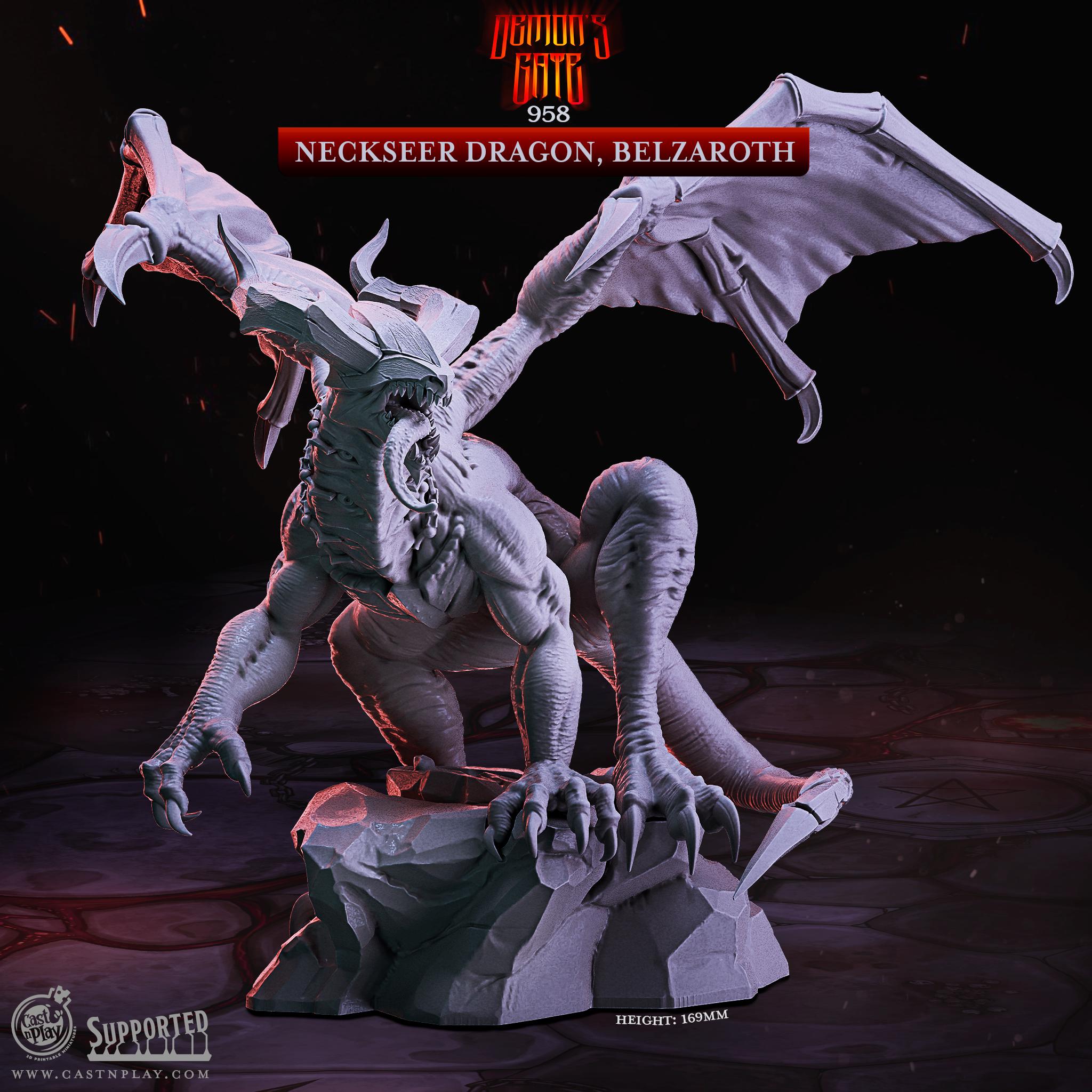 Neckseer Dragon Belzaroth by Cast N Play (Demon's Gate)