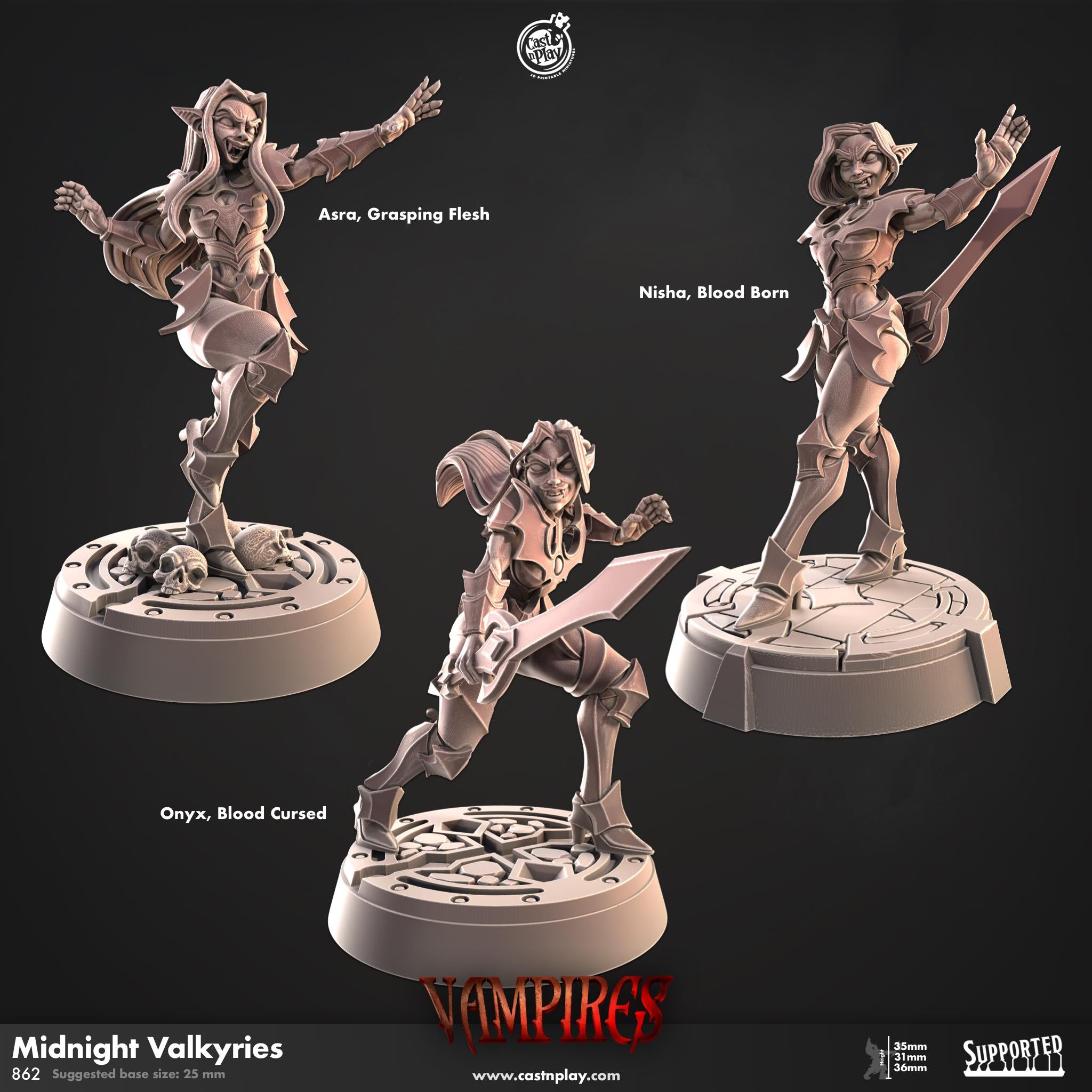 Midnight Valkyries by Cast N Play (Vampires)