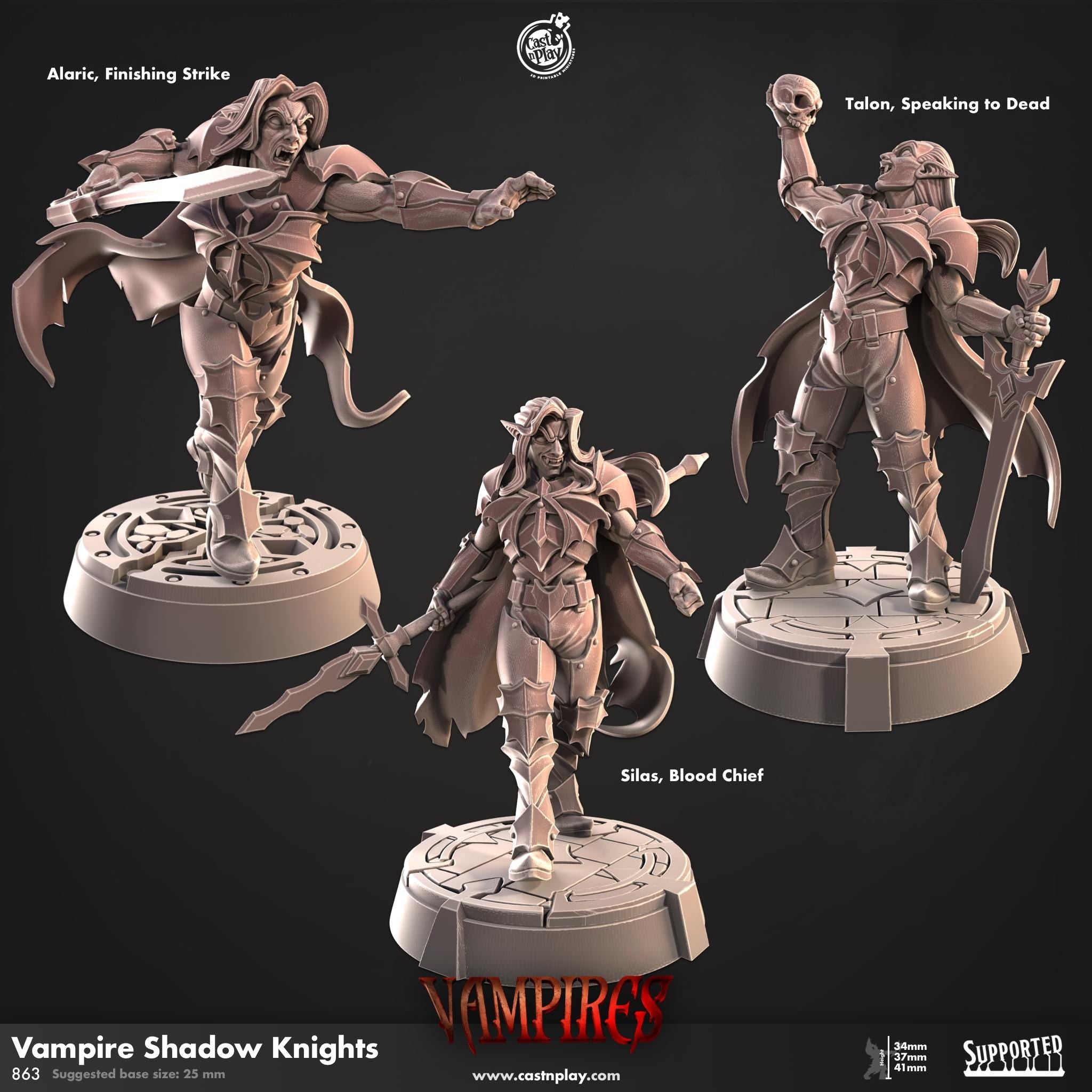 Vampire Shadow Knights by Cast N Play (Vampires)