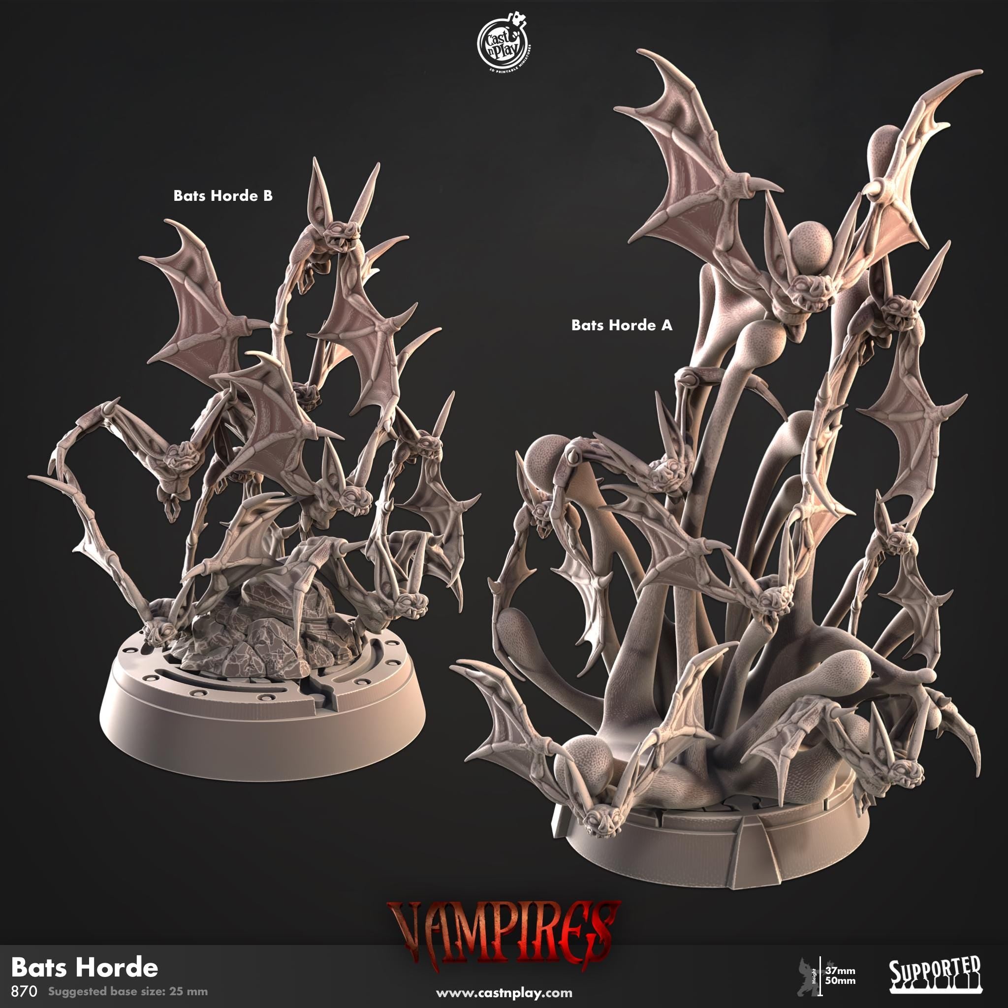 Bats Cloud by Cast N Play (Vampires)