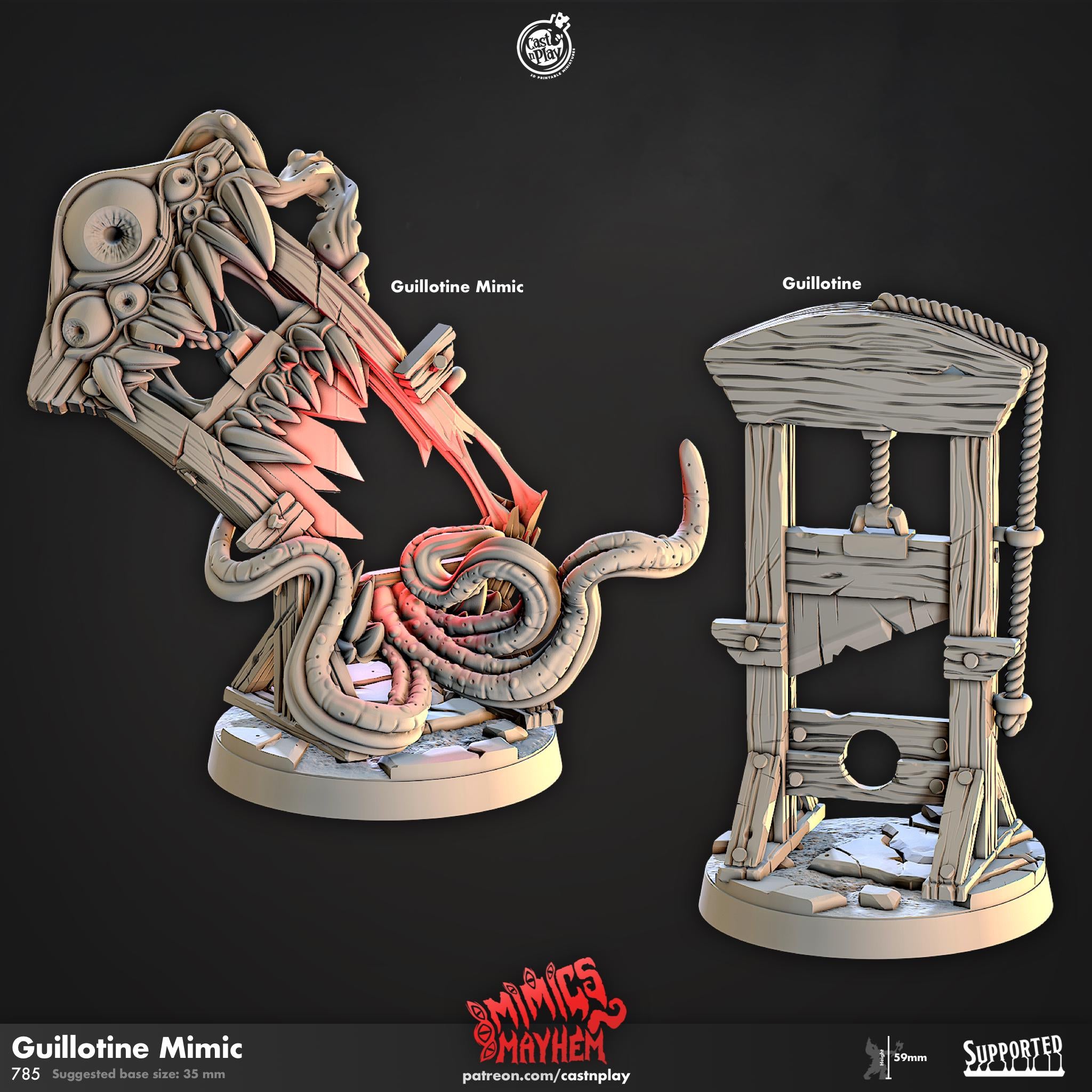 Guillotine Mimic by Cast N Play (Mimic's Mayhem)