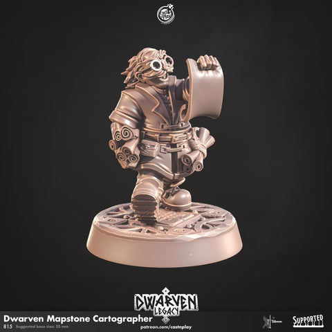 Mapstone Cartographer by Cast N Play (Dwarven Legacy)
