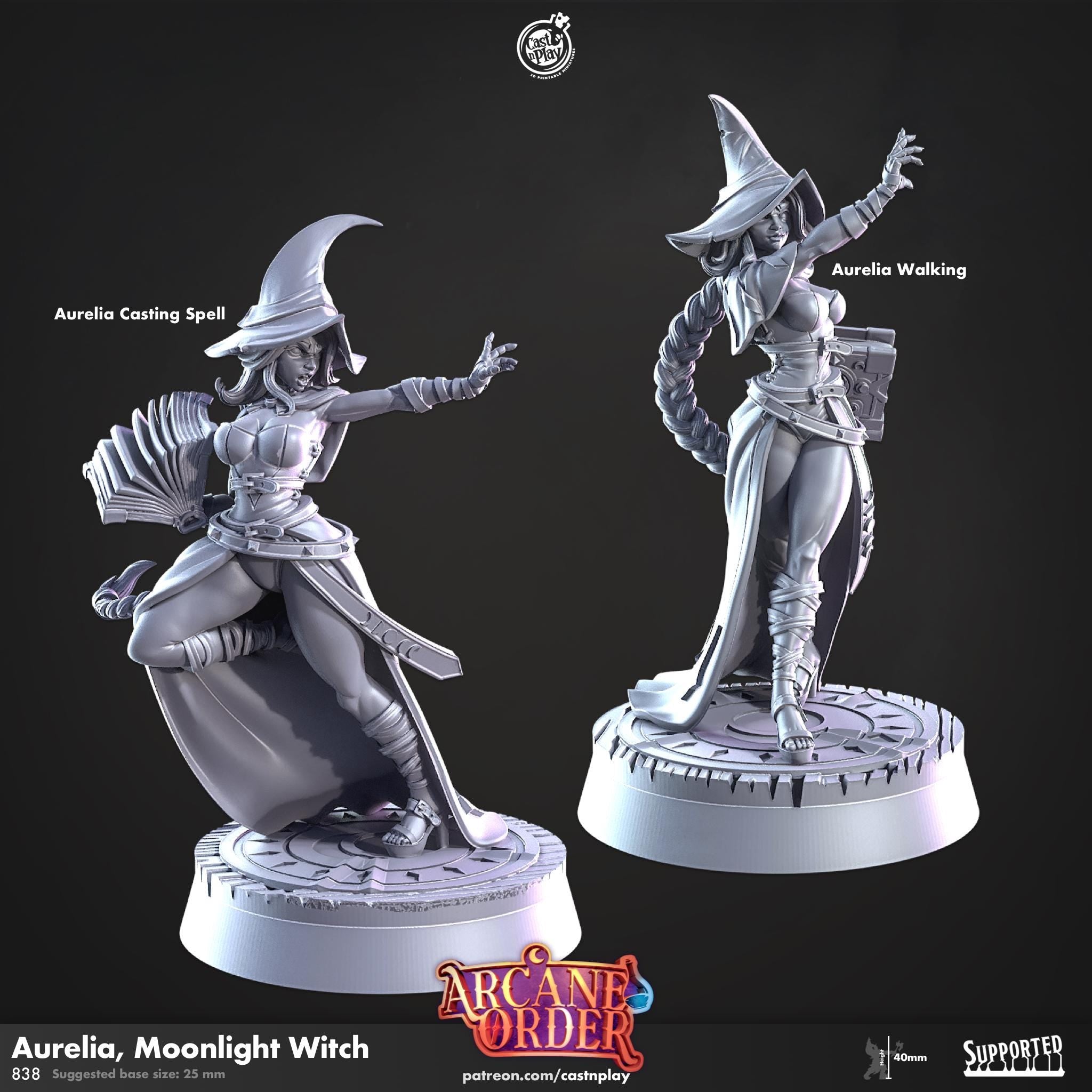 Aurelia, Moonlight Witch by Cast N Play (Arcane Order)