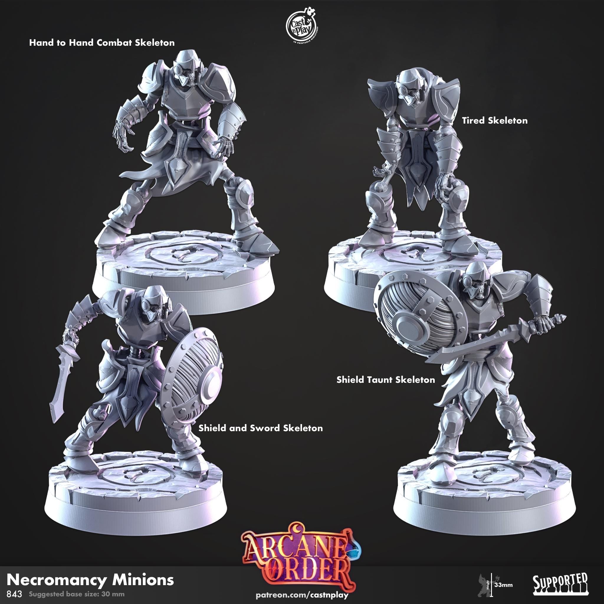 Necromancy Minions by Cast N Play (Arcane Order)