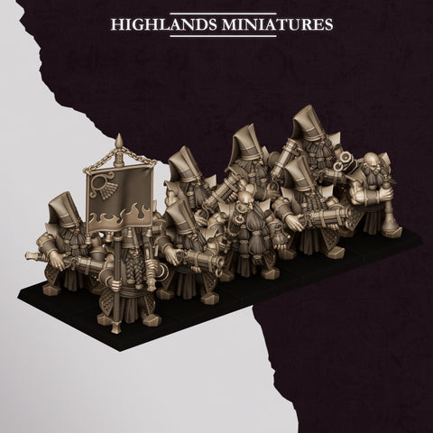 Sons of Marduk - Dwarven Shooters Unit by Highlands Miniatures