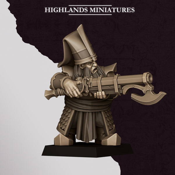 Sons of Marduk - Dwarven Shooters with Jezail Unit by Highlands Miniatures