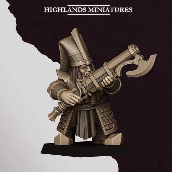 Sons of Marduk - Dwarven Shooters with Jezail Unit by Highlands Miniatures