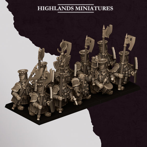 Sons of Marduk - Dwarf Heavy Guard Unit by Highlands Miniatures
