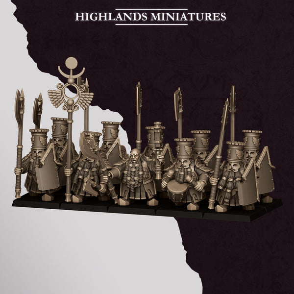 Sons of Marduk - Dwarf Heavy Guard Unit by Highlands Miniatures