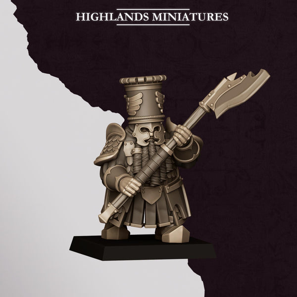 Sons of Marduk - Dwarven Heavy Guard with Great Weapons Unit by Highlands Miniatures