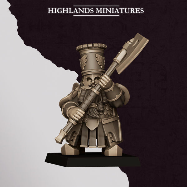 Sons of Marduk - Dwarven Heavy Guard with Great Weapons Unit by Highlands Miniatures
