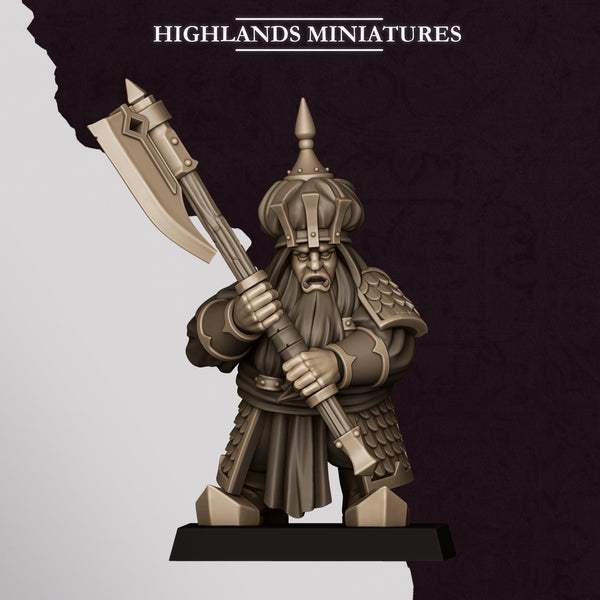 Sons of Marduk - Dwarf Warriors With Great Weapons Unit by Highlands Miniatures