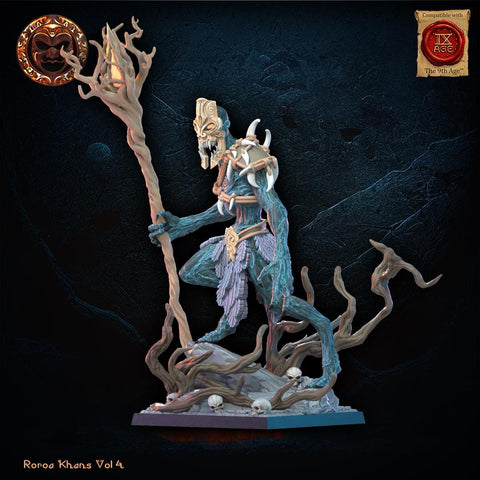 Roroa Khans - The Guardian of Wairua by Lost Kingdom Miniatures