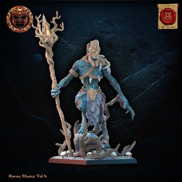 Roroa Khans - The Guardian of Wairua by Lost Kingdom Miniatures