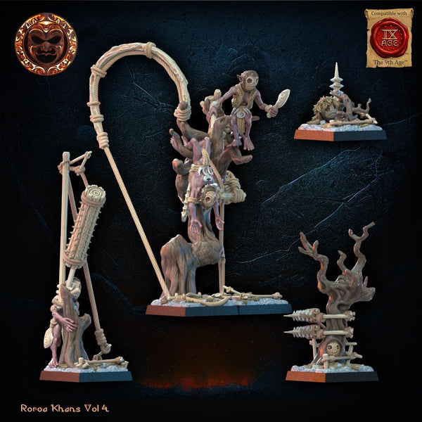 Roroa Khans - Yarablin Trapper Unit by Lost Kingdom Miniatures