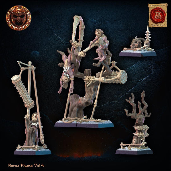 Roroa Khans - Yarablin Trapper Unit by Lost Kingdom Miniatures