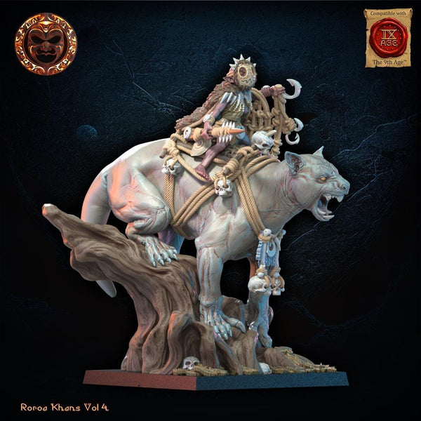 Roroa Khans - Yarablin Trapper Heroine by Lost Kingdom Miniatures