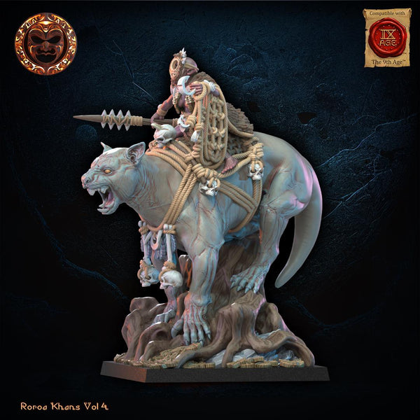 Roroa Khans - Yarablin Trapper Heroine by Lost Kingdom Miniatures