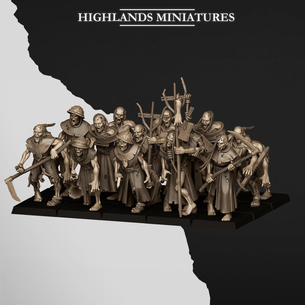 Spectres of Transilvanya - Zombies by Highlands Miniatures