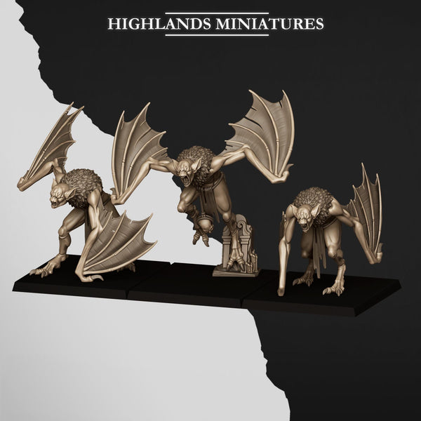 Spectres of Transilvanya - Crypt Bats by Highlands Miniatures