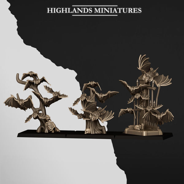 Spectres of Transilvanya -Bat Swarm by Highlands Miniatures