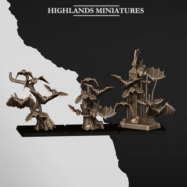 Spectres of Transilvanya -Bat Swarm by Highlands Miniatures