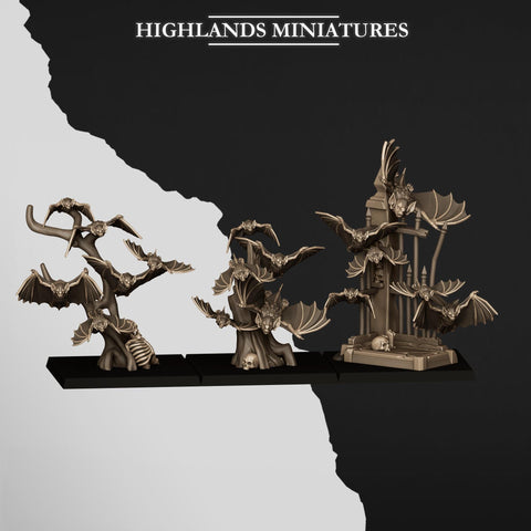 Spectres of Transilvanya -Bat Swarm by Highlands Miniatures