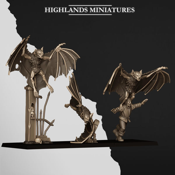 Spectres of Transilvanya -Giant Bats by Highlands Miniatures