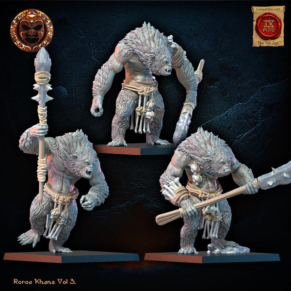 Roroa Khans - Maero Unit by Lost Kingdom Miniatures