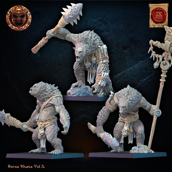 Roroa Khans - Maero Unit by Lost Kingdom Miniatures