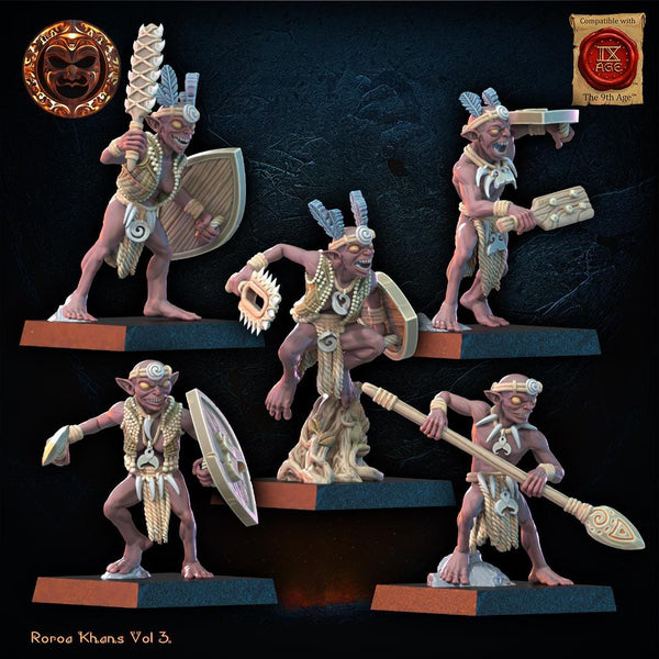 Roroa Khans - Yarablin Regiment by Lost Kingdom Miniatures