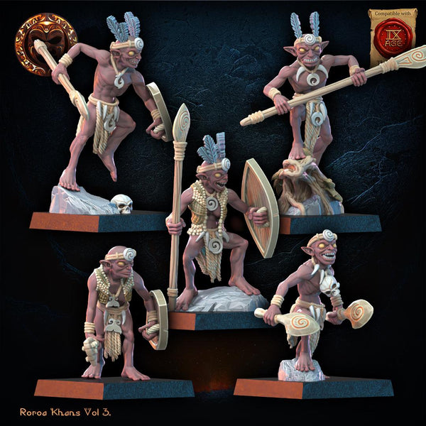 Roroa Khans - Yarablin Regiment by Lost Kingdom Miniatures