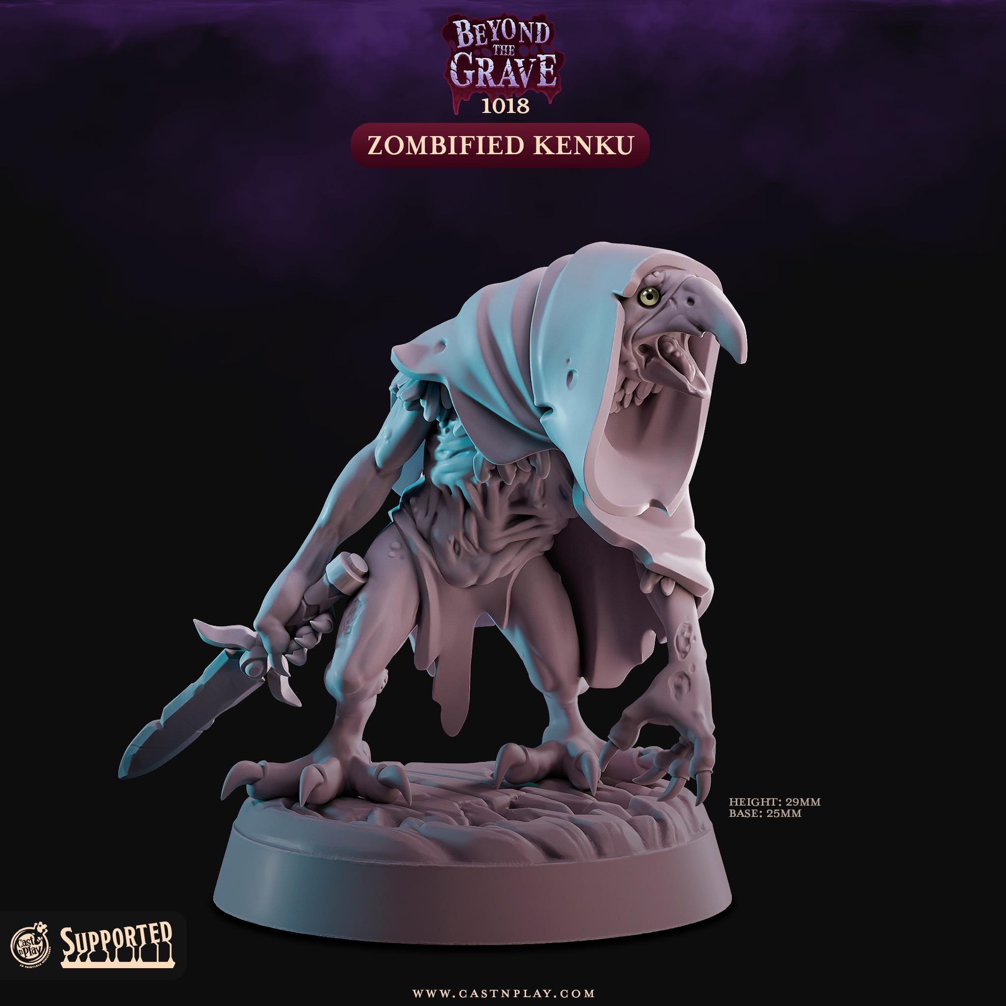 Zombified Kenku by Cast N Play (Beyond the Grave)