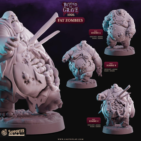 Fat Zombies by Cast N Play (Beyond the Grave)