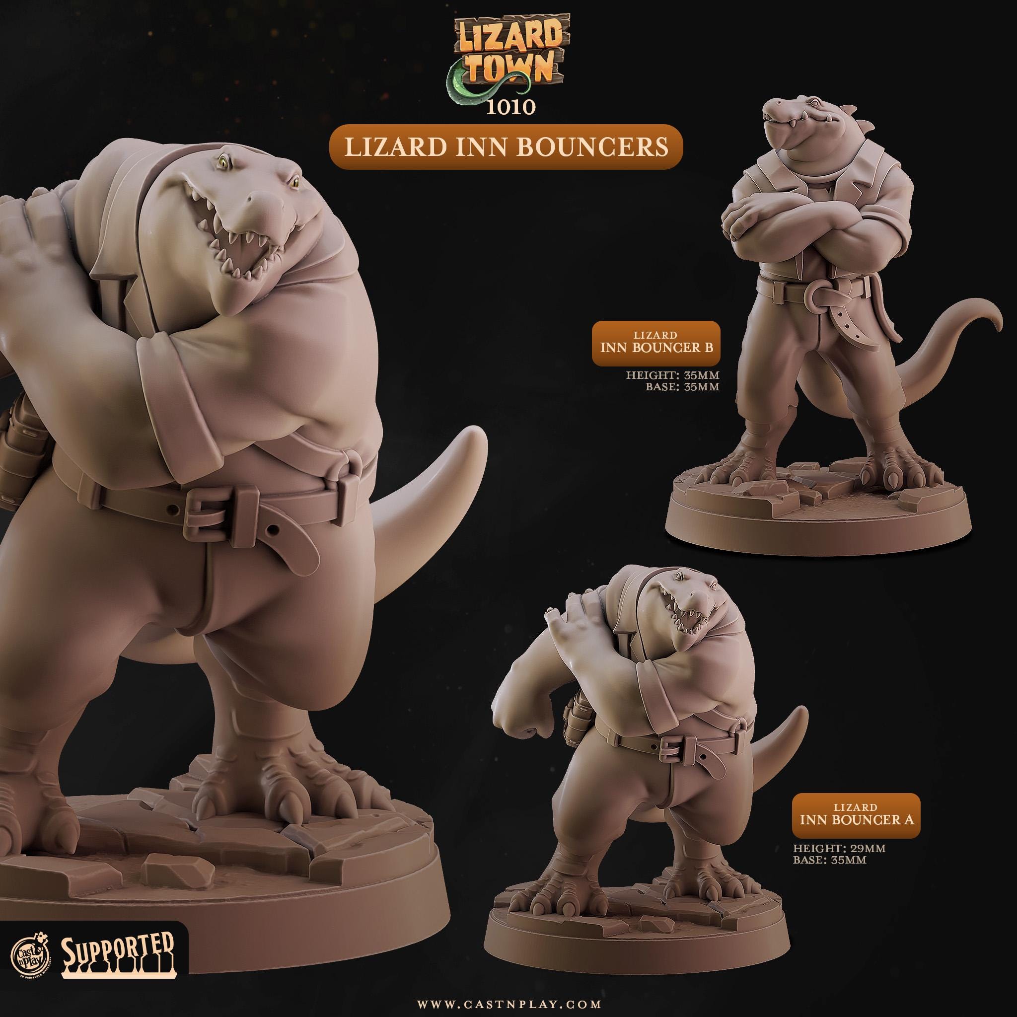 Lizard Inn Bouncers by Cast N Play (Lizard Town)