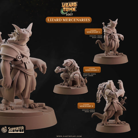 Lizard Mercenaries by Cast N Play (Lizard Town)